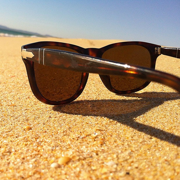 Sunglasses on the sand